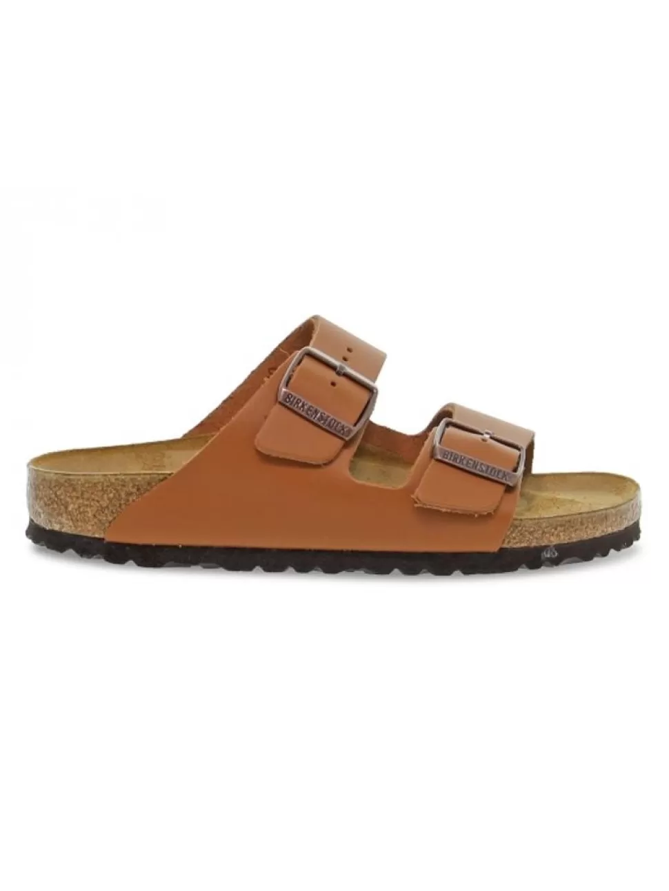 Niedrige Sandale-Birkenstock Flache Sandalen Arizona Aus Leder Leder