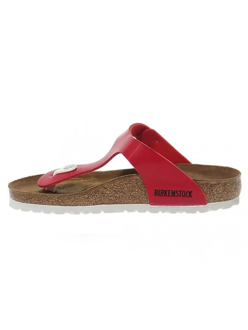 Niedrige Sandale-Birkenstock Flache Sandalen Gizeh Aus Leder