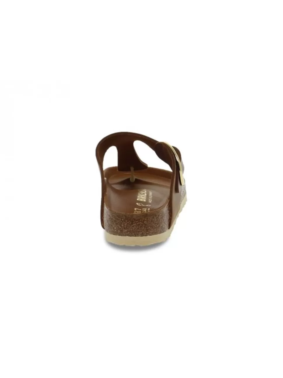 Niedrige Sandale-Birkenstock Flache Sandalen Gizeh Big Buckle Aus Leder Leder