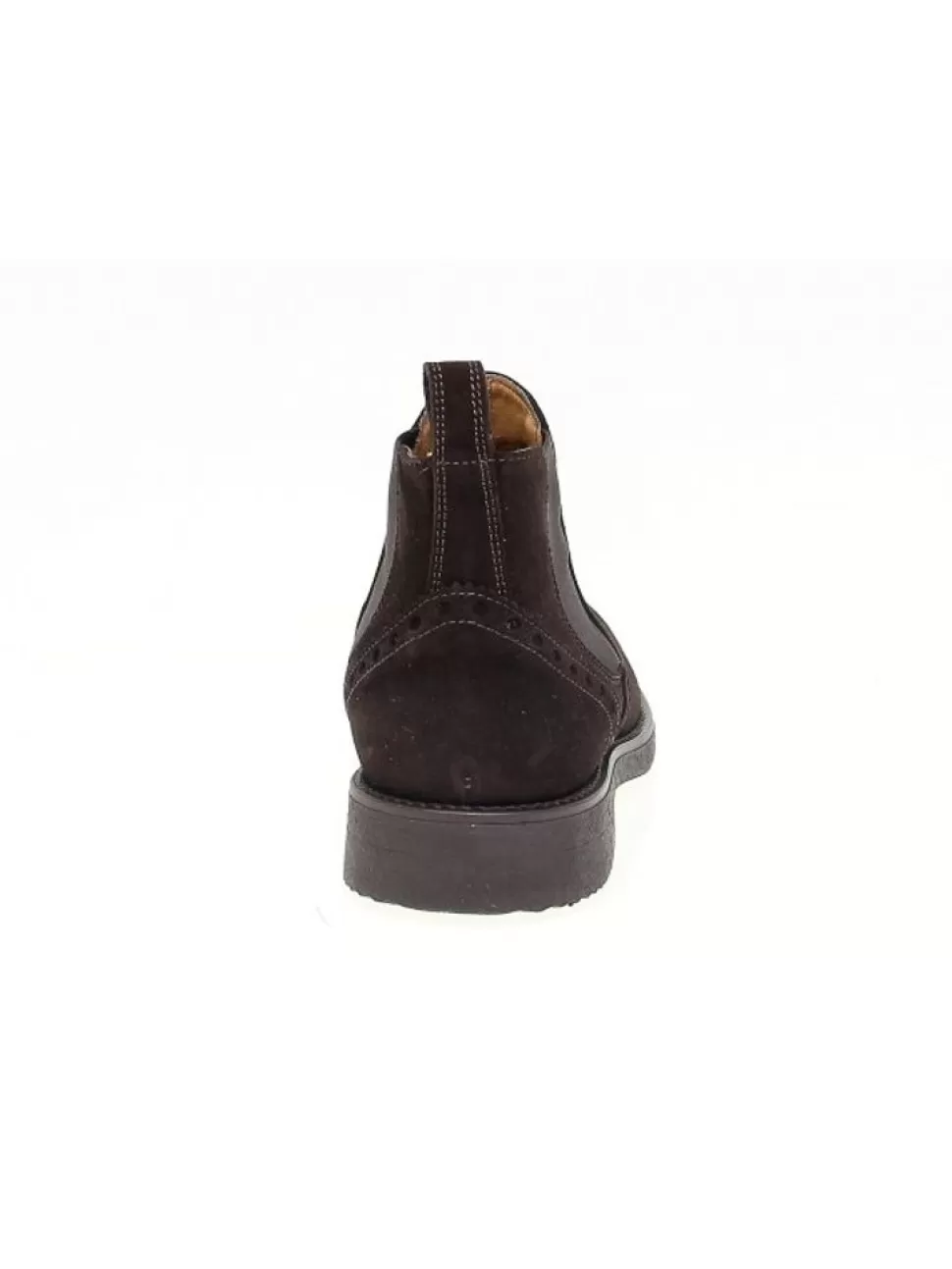 Stiefeletten-Antica Cuoieria Knochelschuhe Stile Inglese Aus Gamse Dunkelbraun