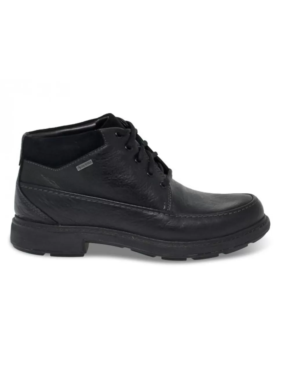 Stiefeletten-Clarks Knochelschuhe Goretex Aus Leder Schwarz