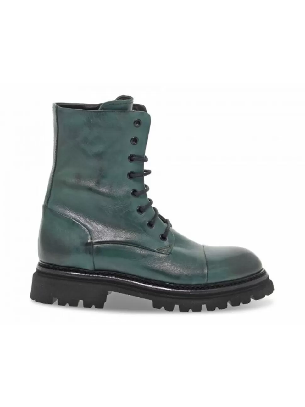 Knochelschuhe-Guidi Calzature Knochelschuhe Anfibio Stile Inglese Aus Leder Grun