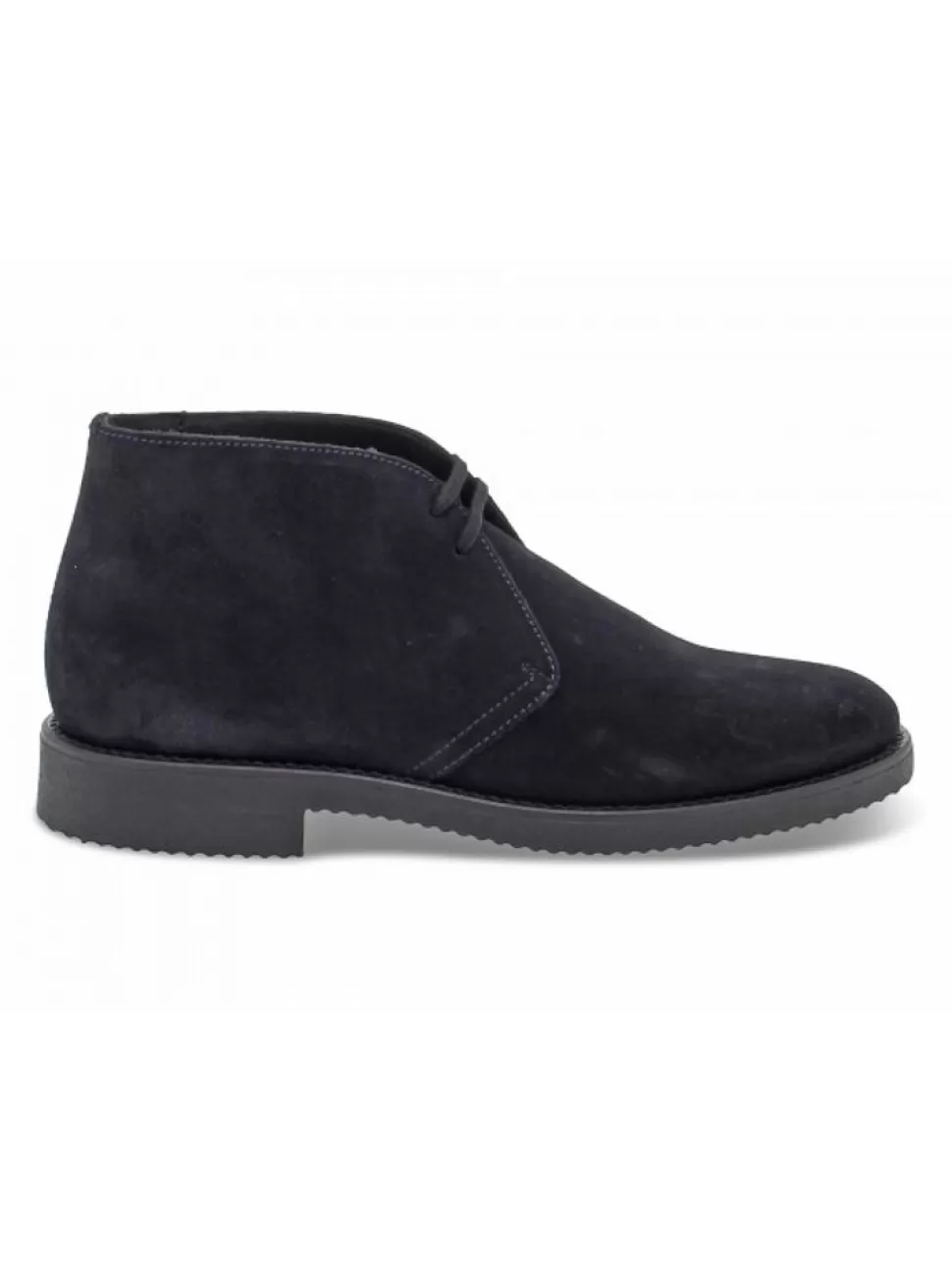 Stiefeletten-Guidi Calzature Knochelschuhe Stile Inglese Aus Gamse Blau