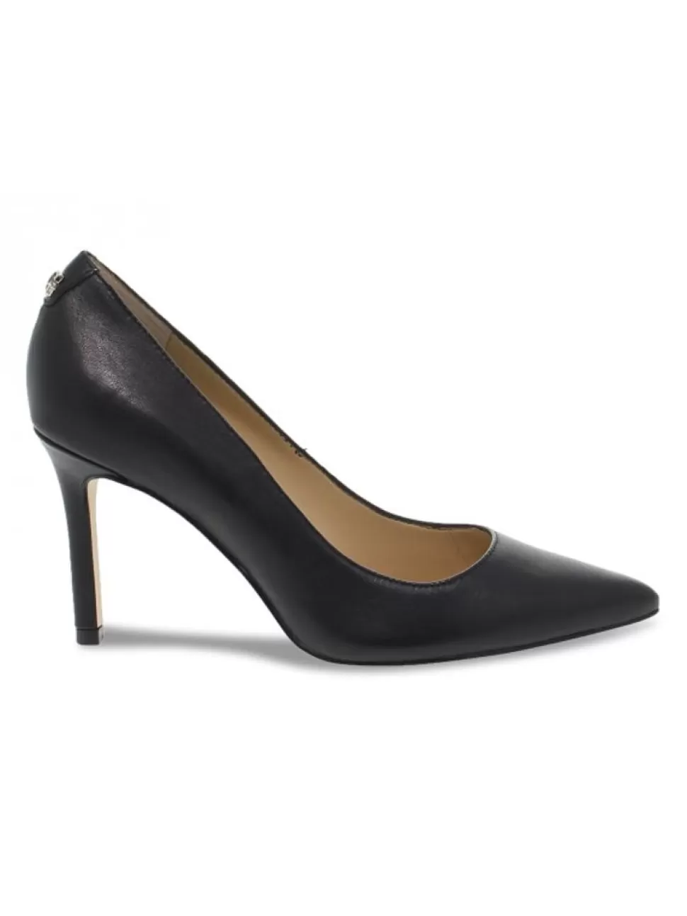 Dekolletee-Guess Pumps Aus Leder Schwarz