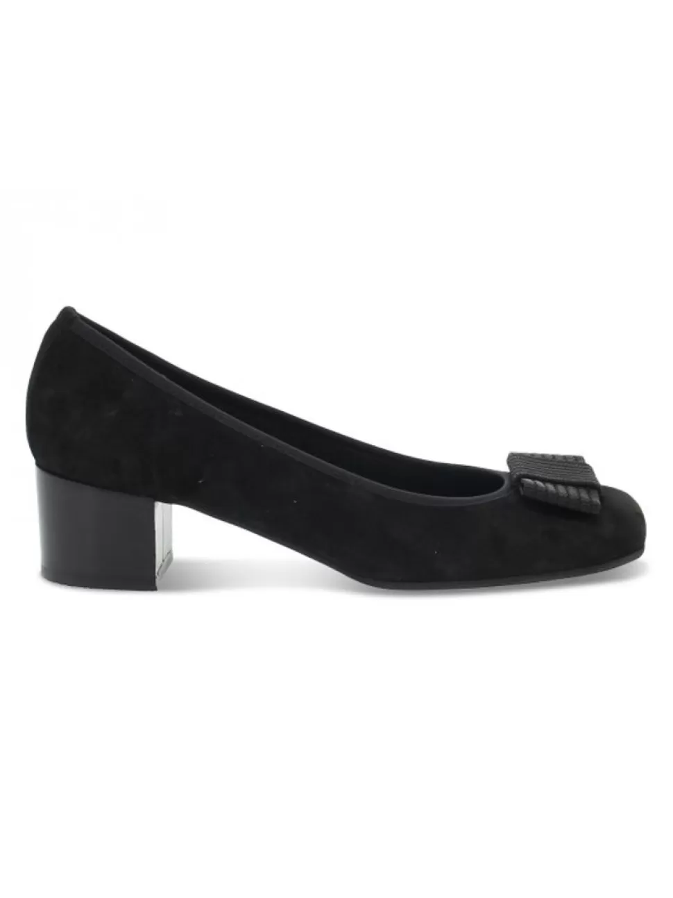 Dekolletee-Pitti Linea Pumps Daniela Rossi Aus Gamse Schwarz