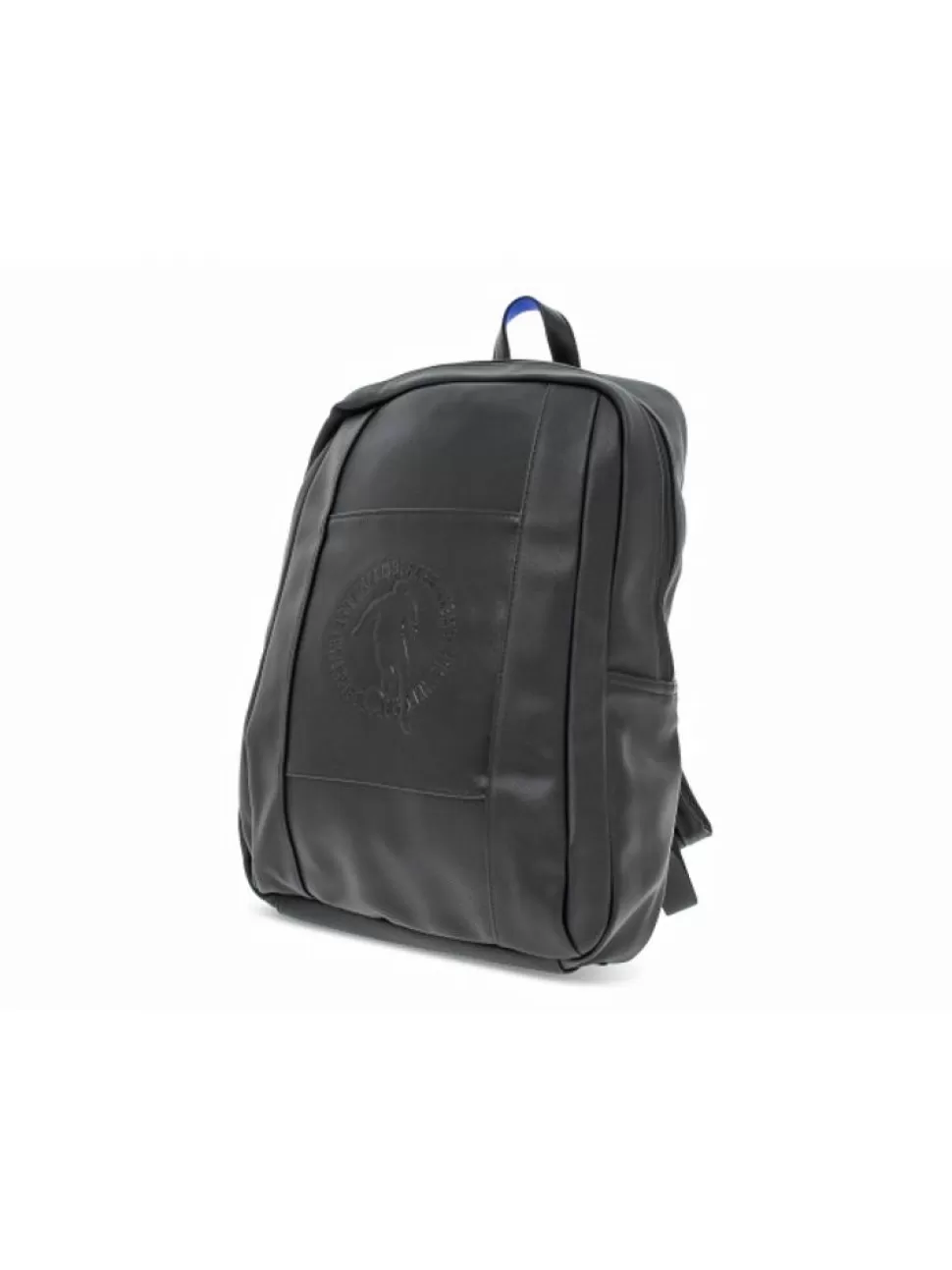 Rucksack-Bikkembergs Rucksack Squared Backpack New Match Aus Kunstleder Schwarz