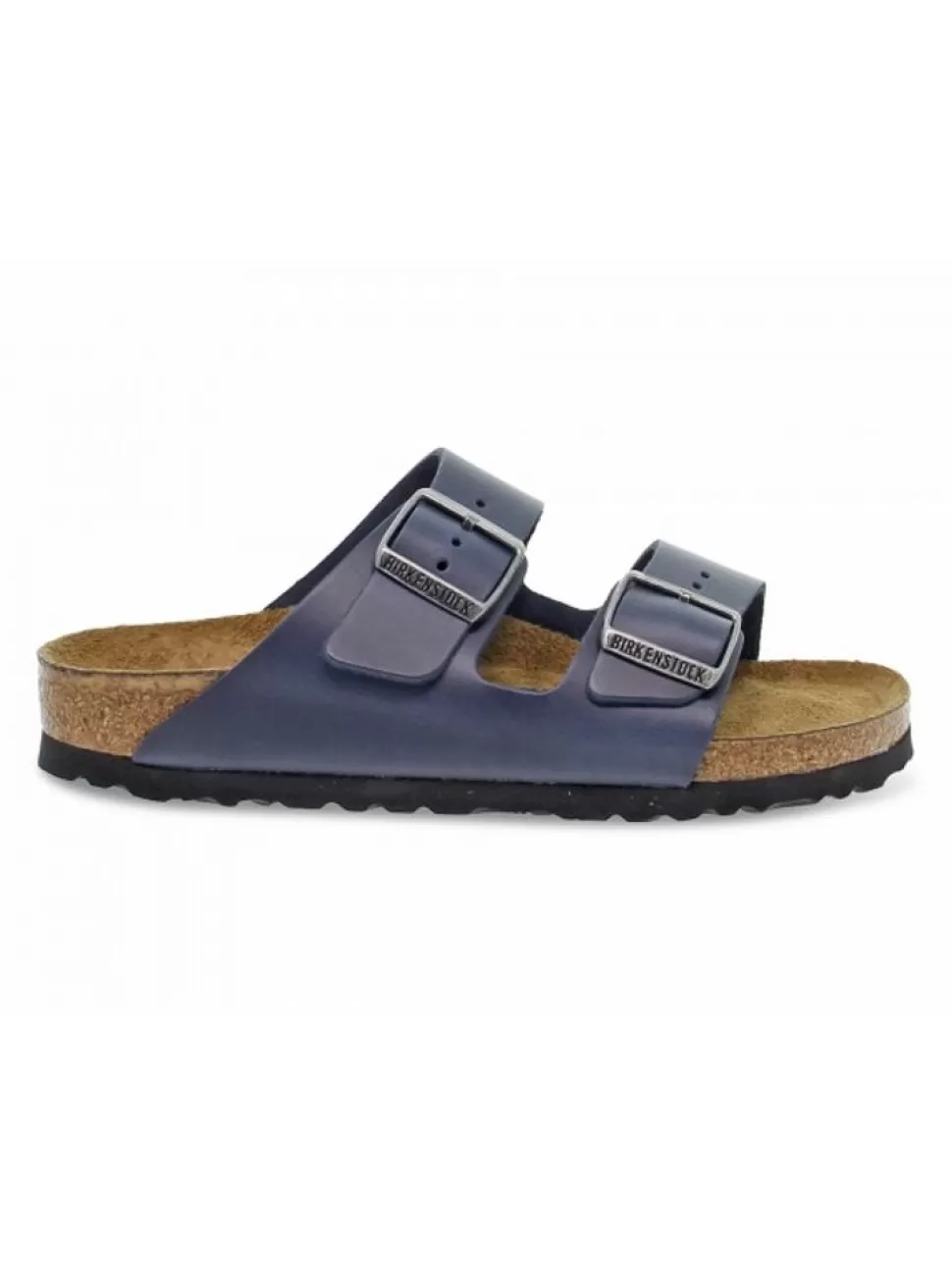 Sandalen-Birkenstock Sandalen Arizona Aus Leder Blau