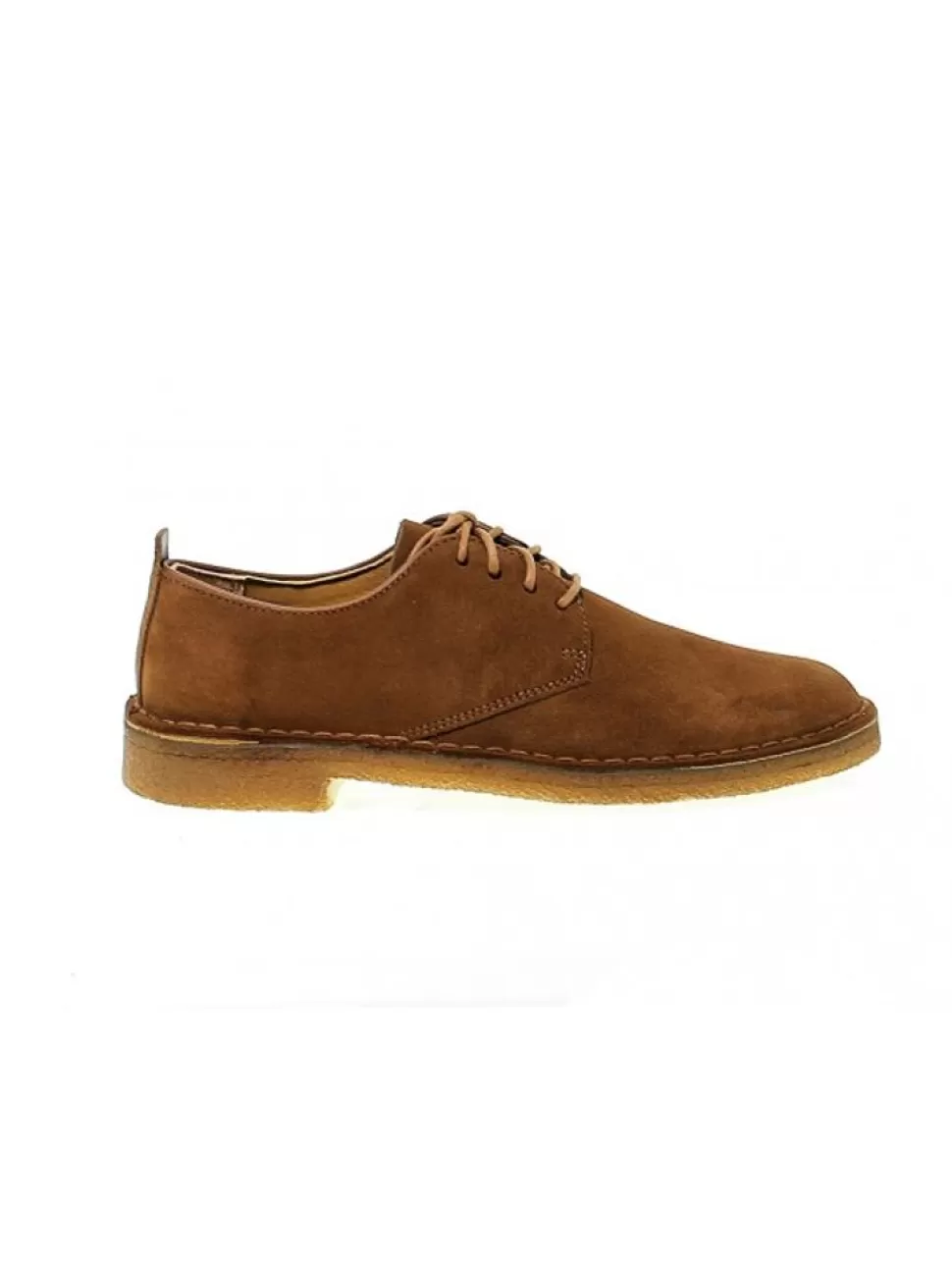 Schnurschuhe-Clarks Schnurschuhe Desert London Aus Gamse Cola