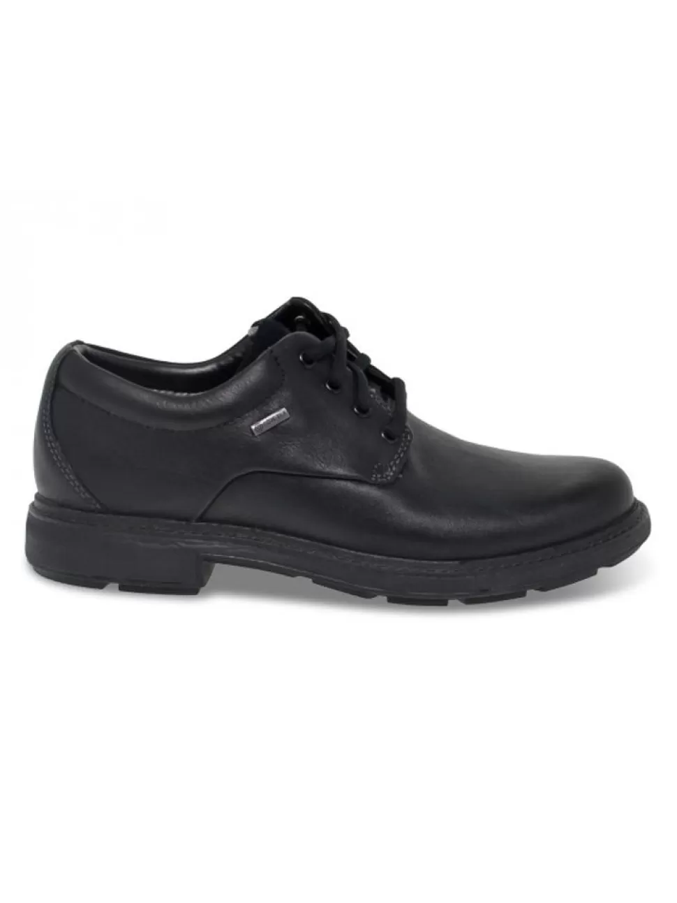 Schnurschuhe-Clarks Schnurschuhe Goretex Aus Leder Schwarz