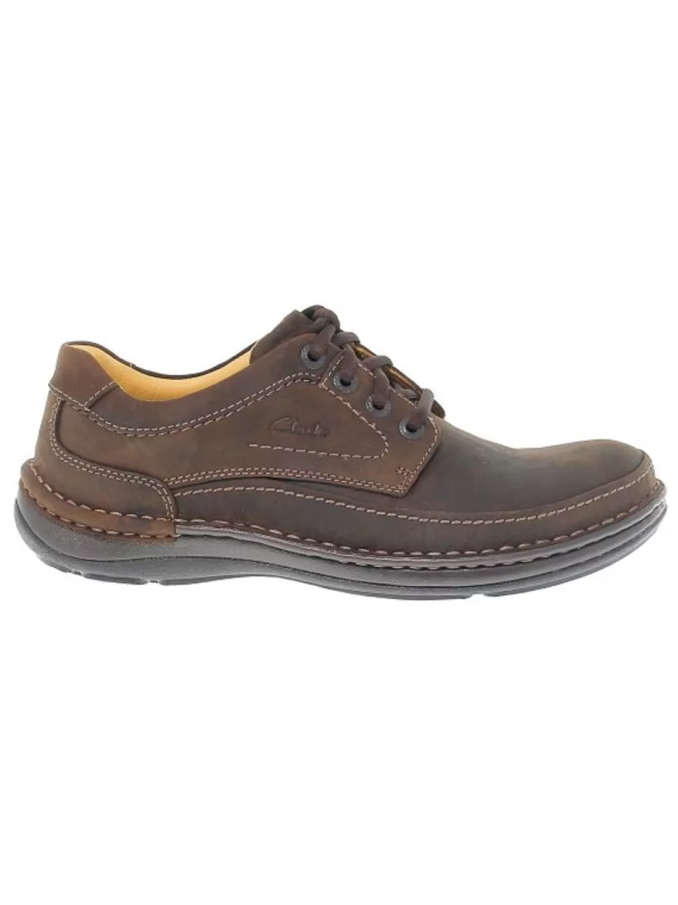 Schnurschuhe-Clarks Schnurschuhe Nature Three Aus Leder