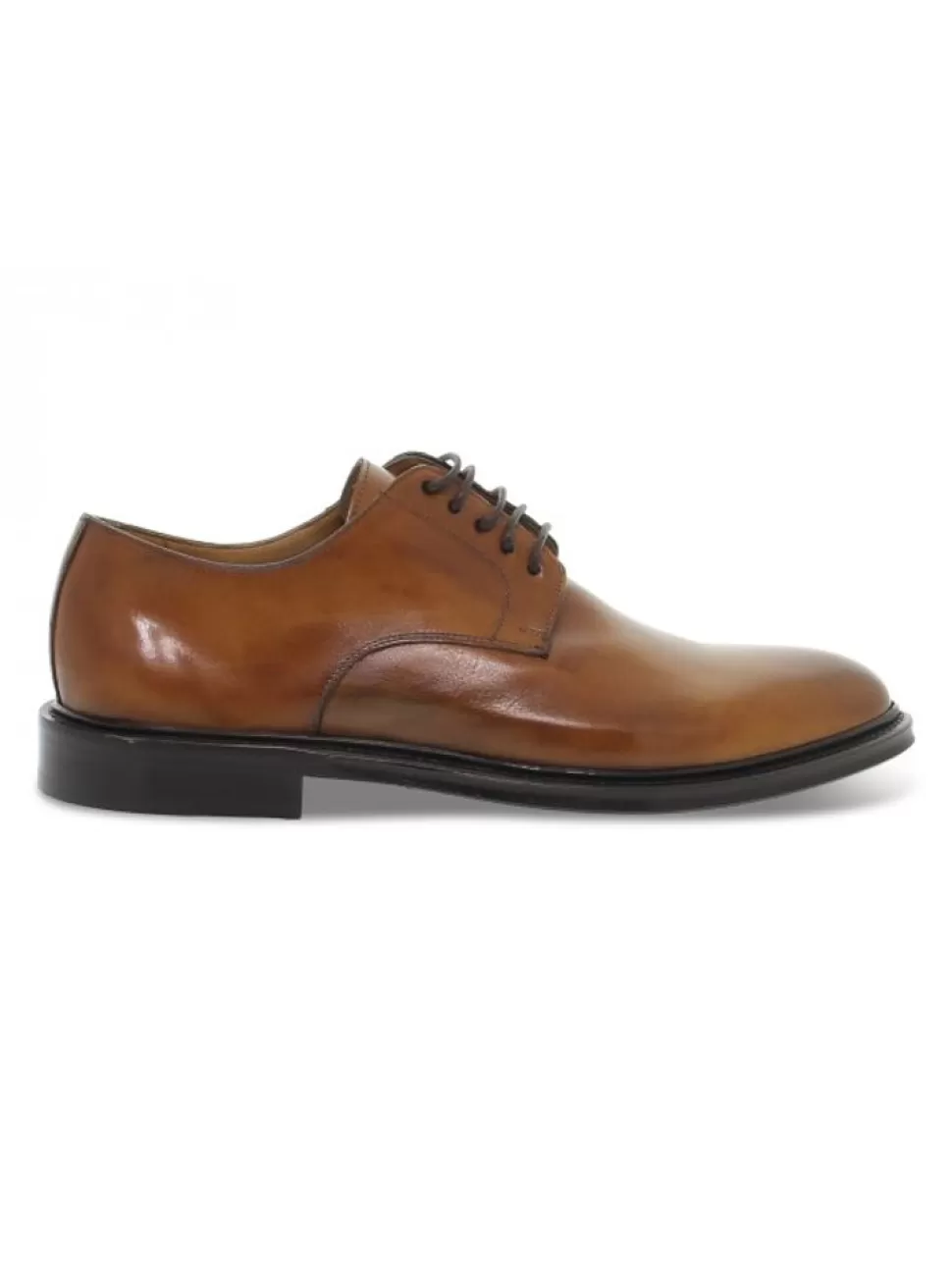 Schnurschuhe-Guidi Calzature Schnurschuhe Stile Inglese Aus Leder Leder