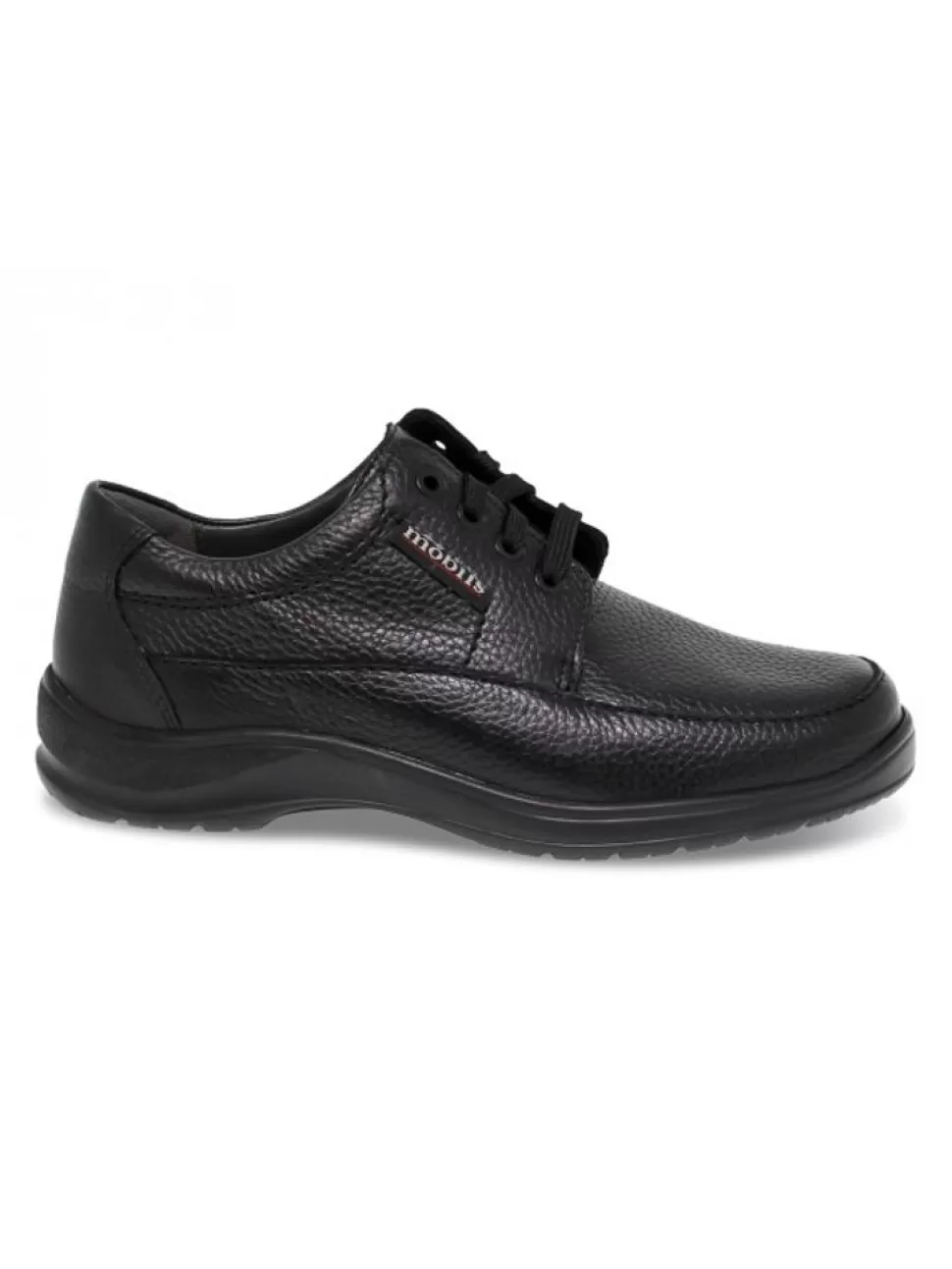 Schnurschuhe-Mephisto Schnurschuhe Ezard Mobils Ergonomic Aus Nappa Schwarz