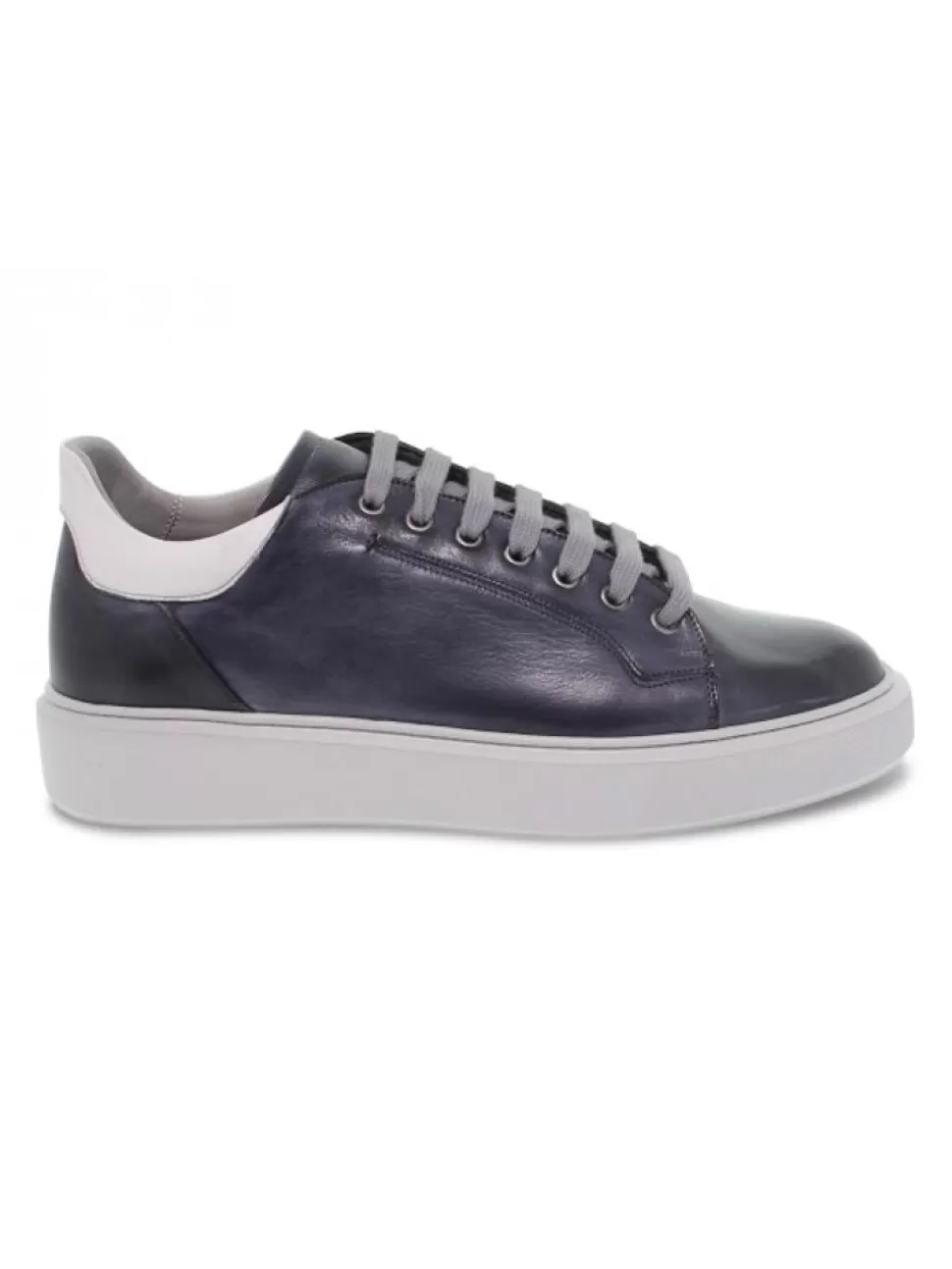 Sneakers-Brecos Sneaker Wimbledon Aus Leder Blau