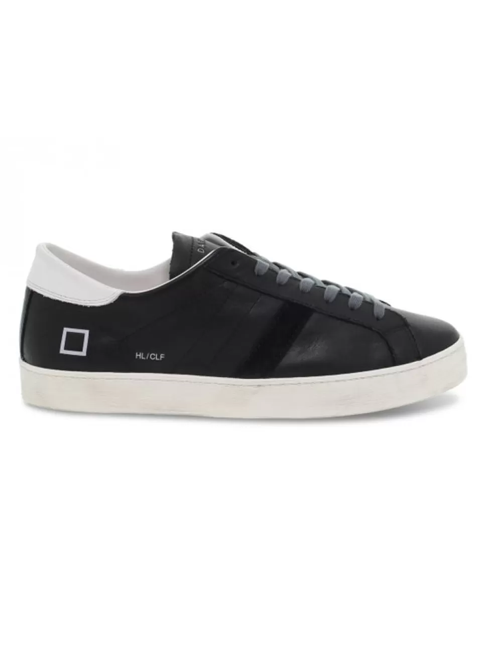 Sneakers-D.A.T.E. Sneaker Hill Low Calf Black Aus Leder Schwarz