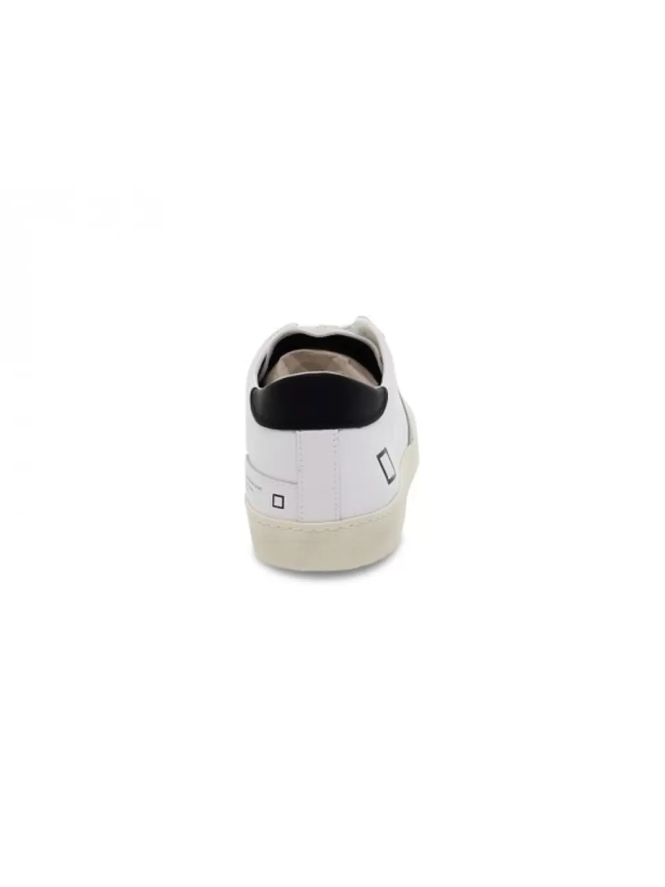 Sneakers-D.A.T.E. Sneaker Hill Low Calf White-Black Aus Leder Weis