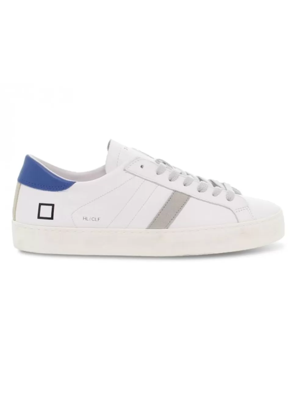 Sneakers-D.A.T.E. Sneaker Hill Low Calf White-Bluette Aus Leder Weis