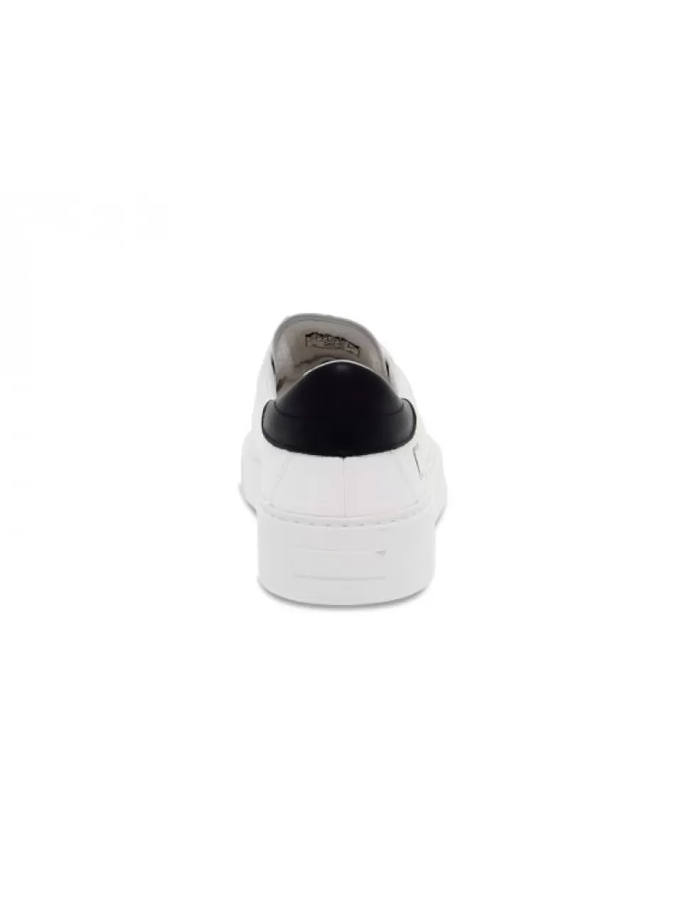 Sneakers-D.A.T.E. Sneaker Levante Calf White-Black Aus Leder Weis