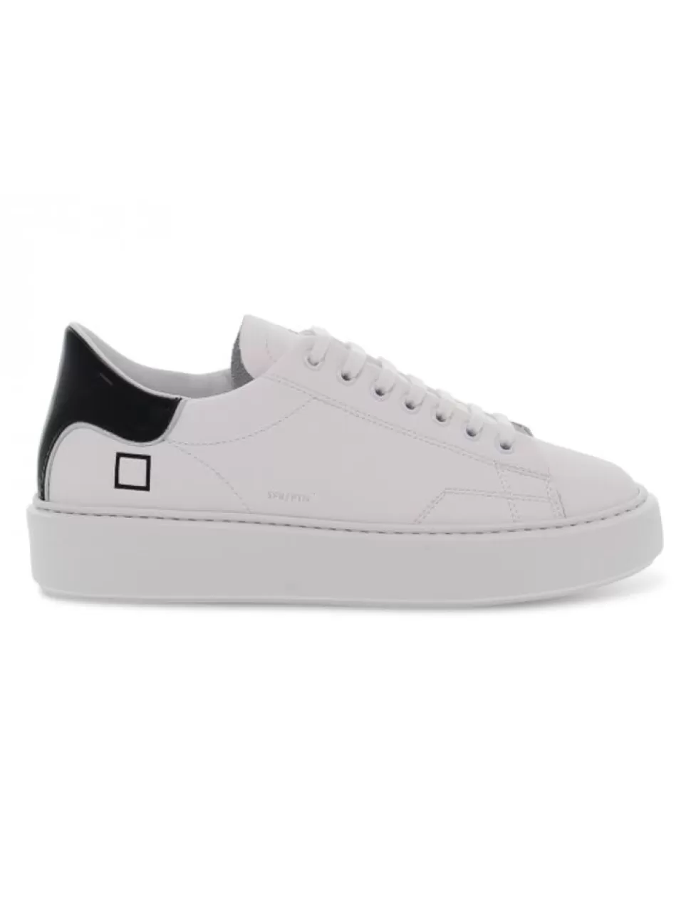 Sneakers-D.A.T.E. Sneaker Sfera Patent Aus Leder Weis