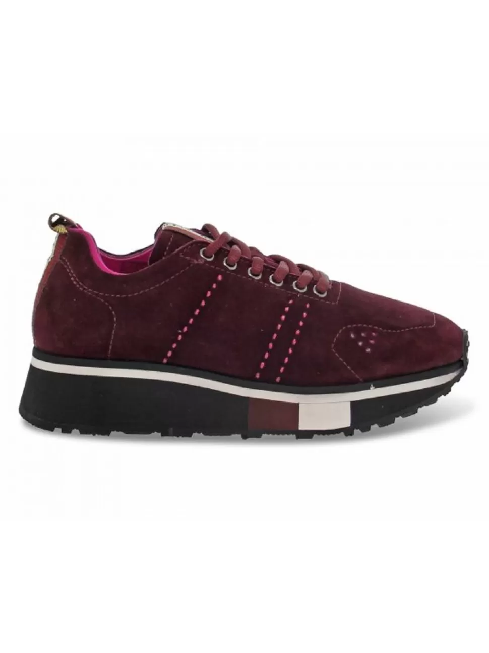 Sneakers-Fabi Sneaker Aus Gamse Bordeaux