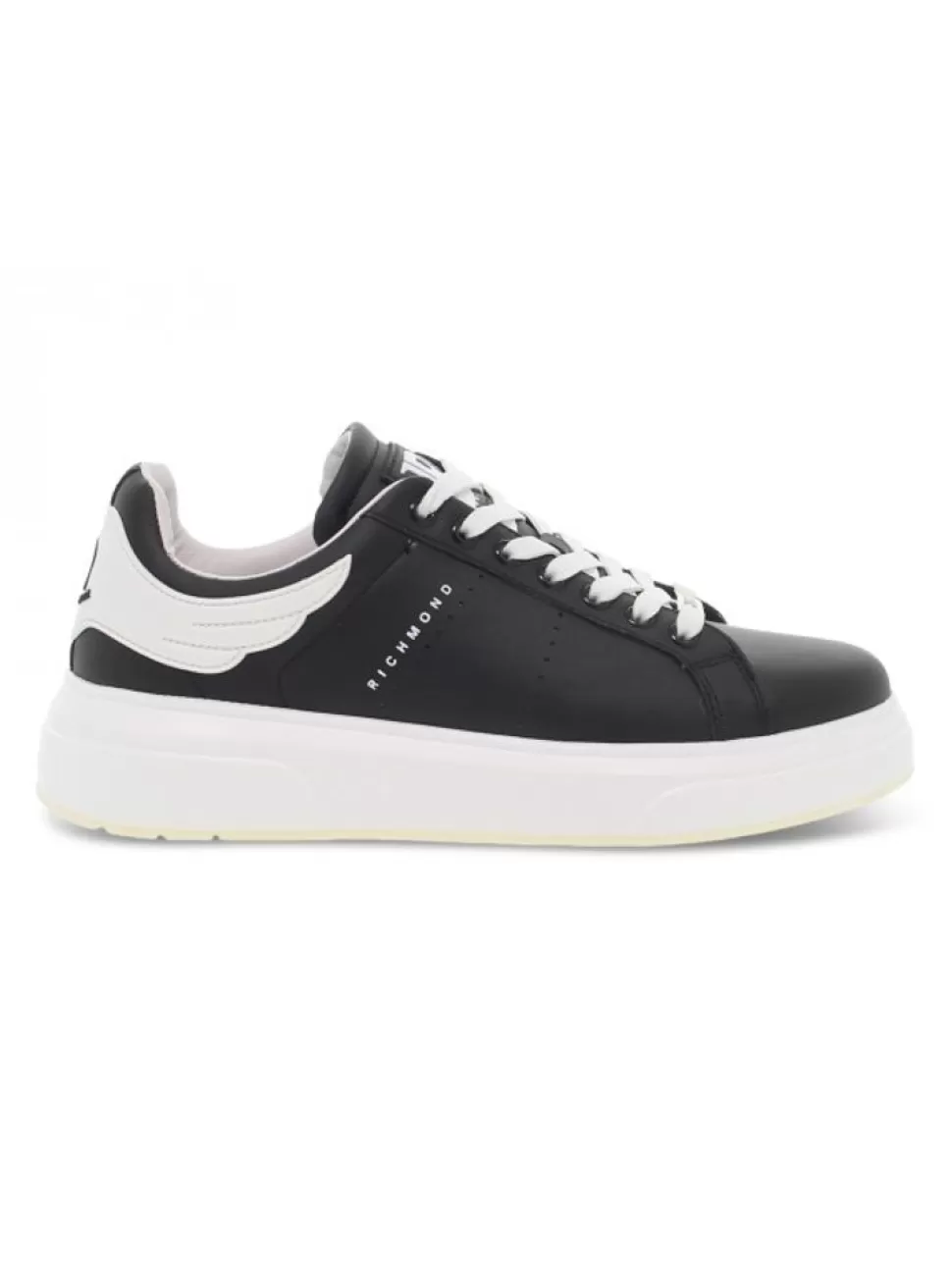 Sneakers-John Richmond Sneaker Alexander Mcqueen Aus Leder Schwarz