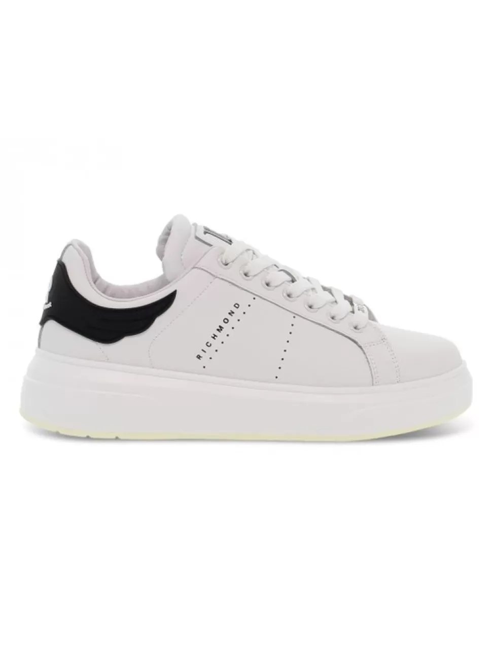 Sneakers-John Richmond Sneaker Alexander Mcqueen Aus Leder Weis