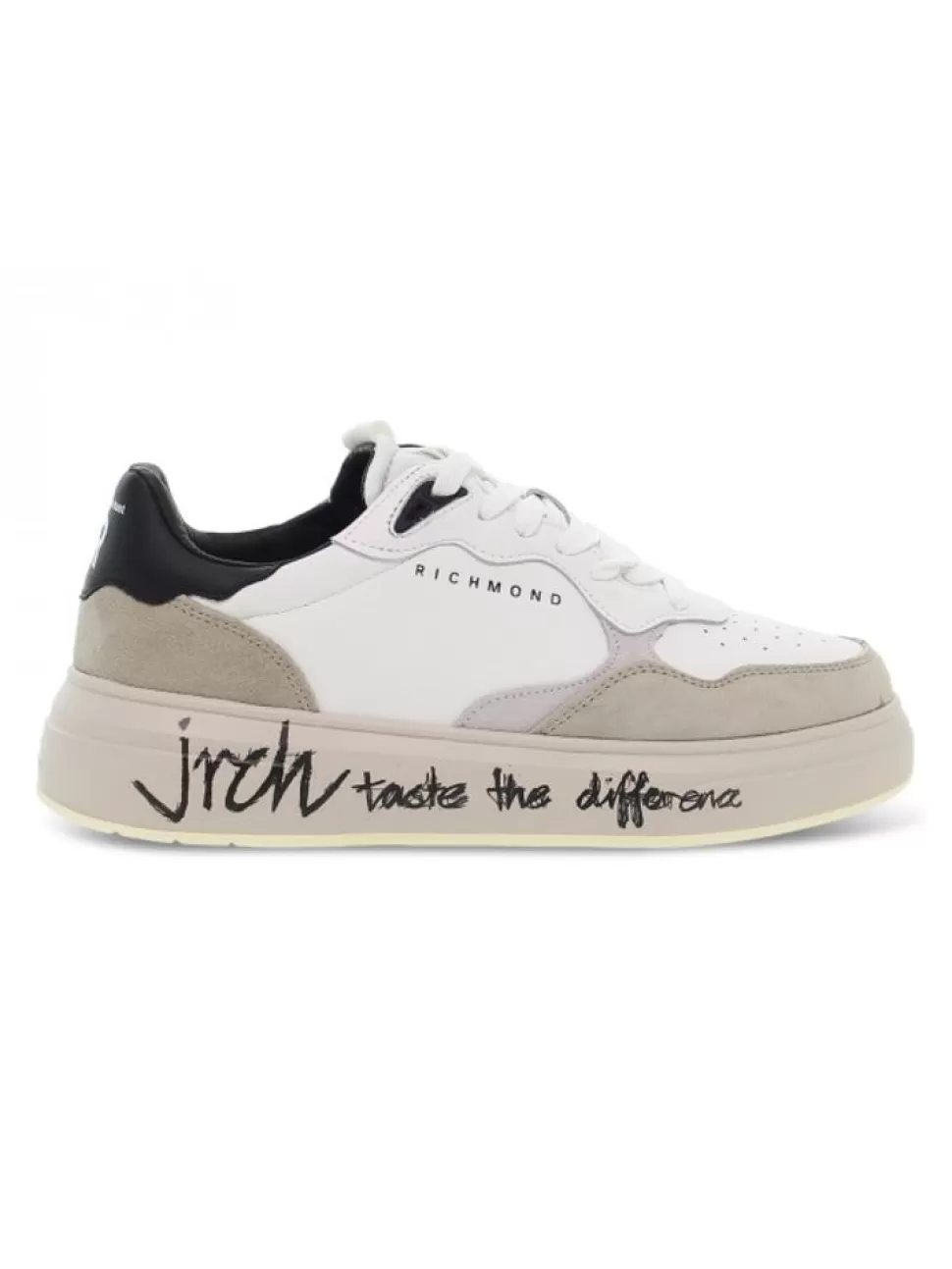 Sneakers-John Richmond Sneaker Dolce E Gabbana Aus Leder Weis