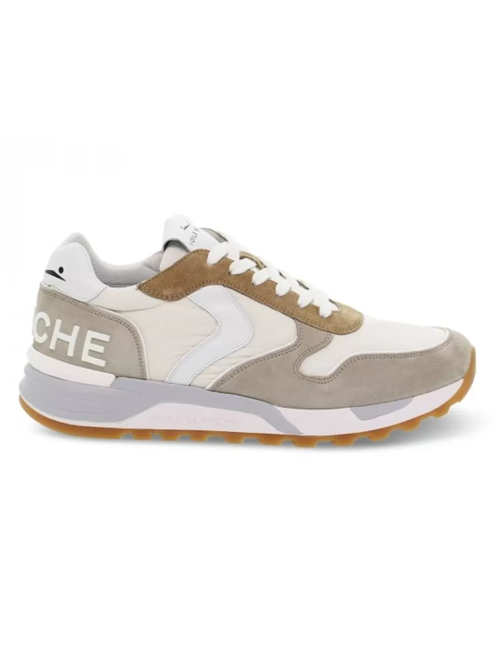 Sneakers-Voile Blanche Sneaker Boost Aus Gamse Sand