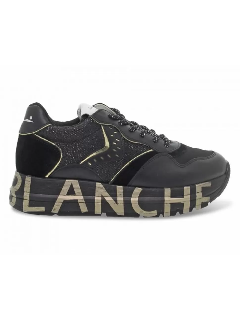 Sneakers-Voile Blanche Sneaker Club106 Aus Leder Schwarz