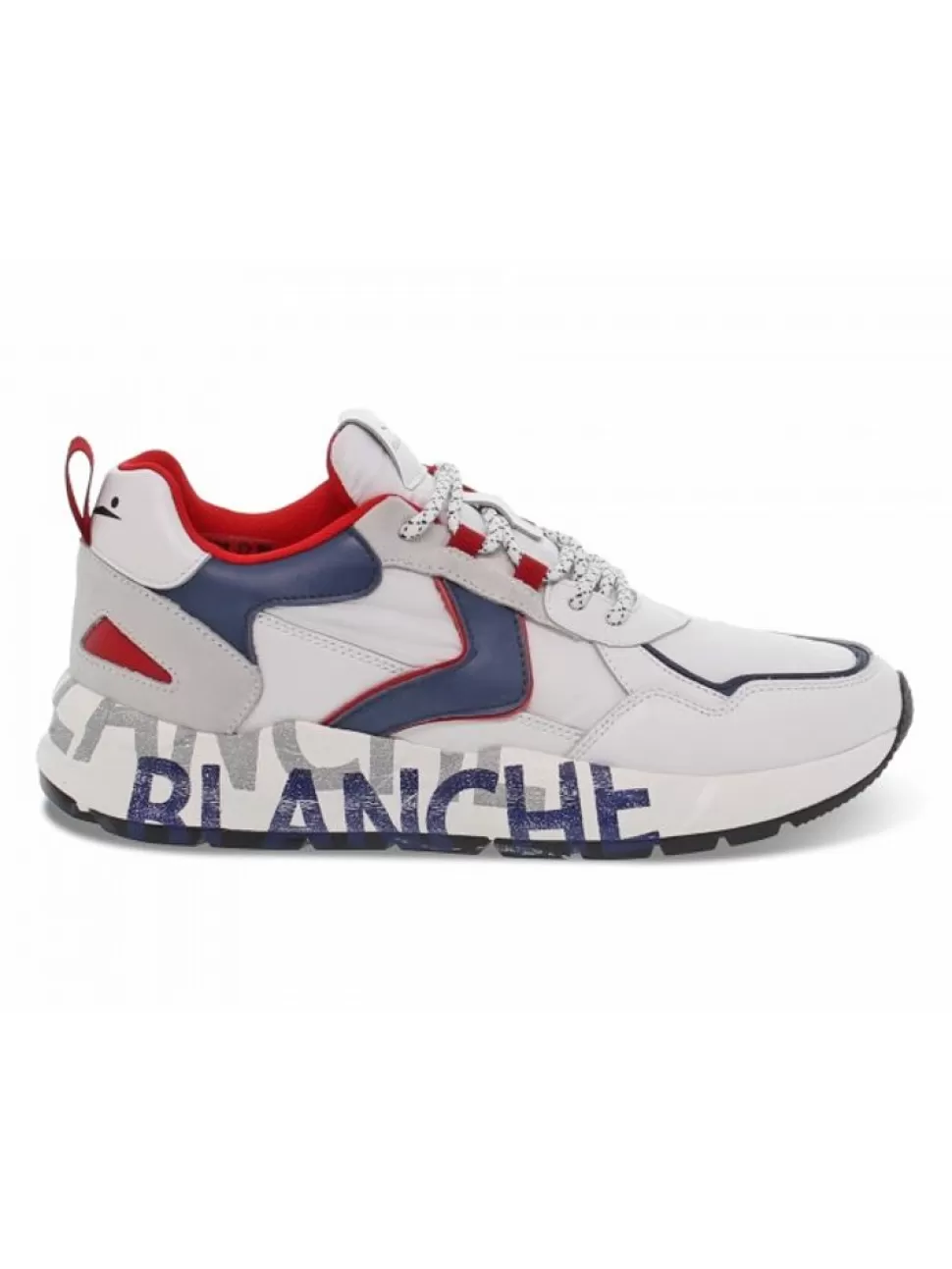 Sneakers-Voile Blanche Sneaker Club16 Aus Leder Weis