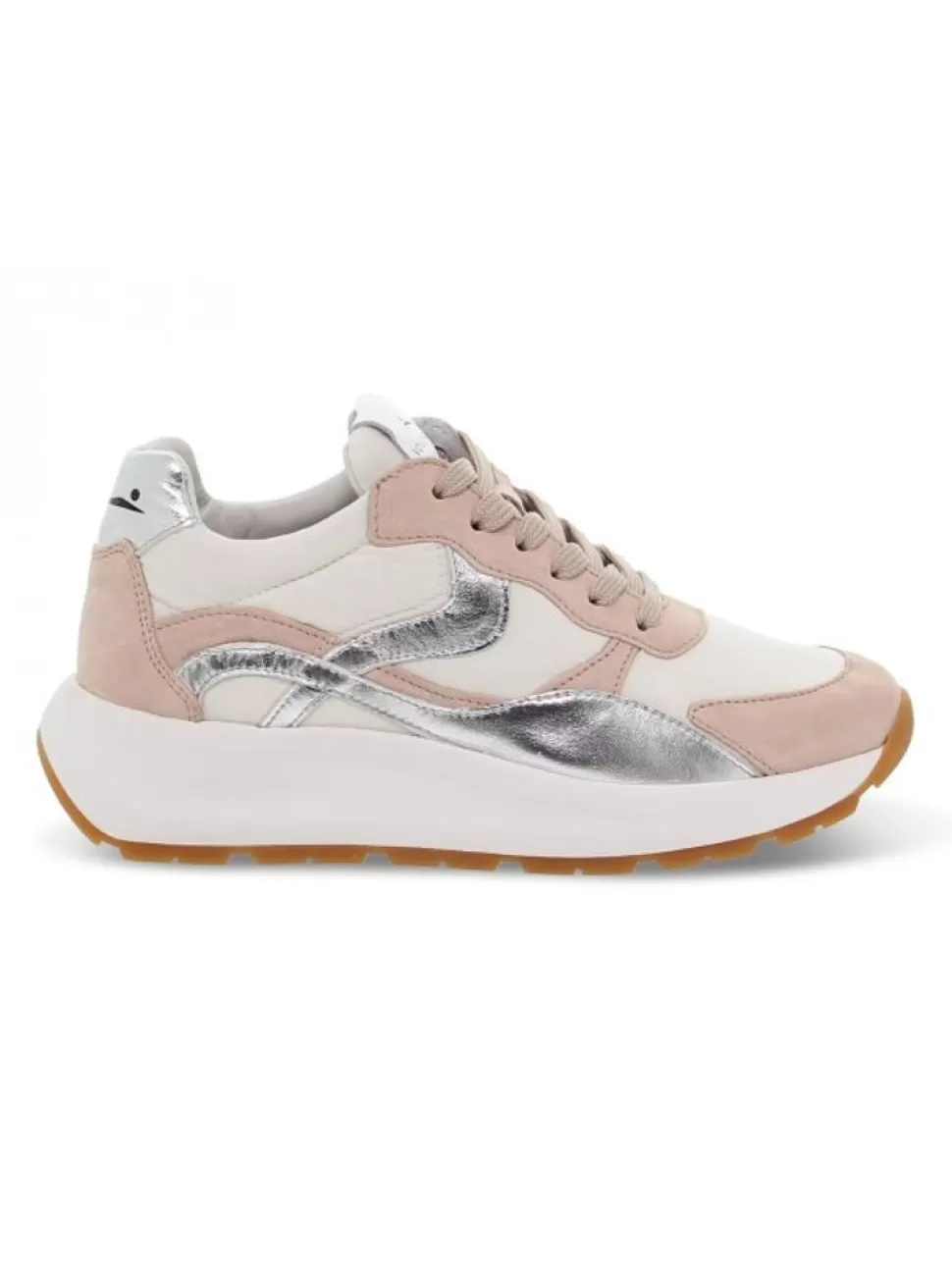 Sneakers-Voile Blanche Sneaker Flowee 02 Aus Gamse Weis