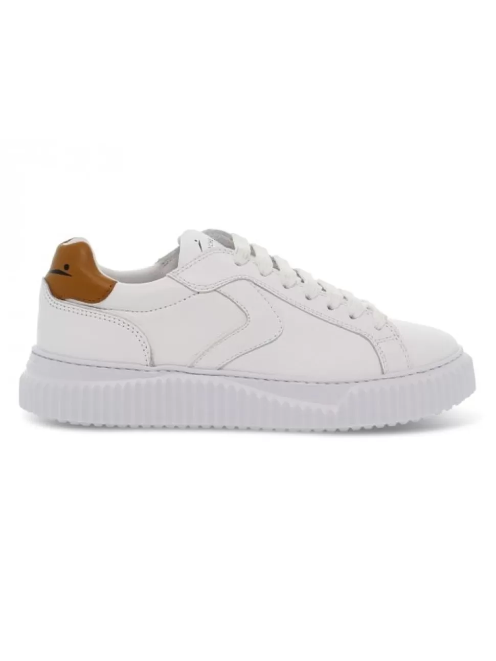 Sneakers-Voile Blanche Sneaker Lipari Aus Leder Weis