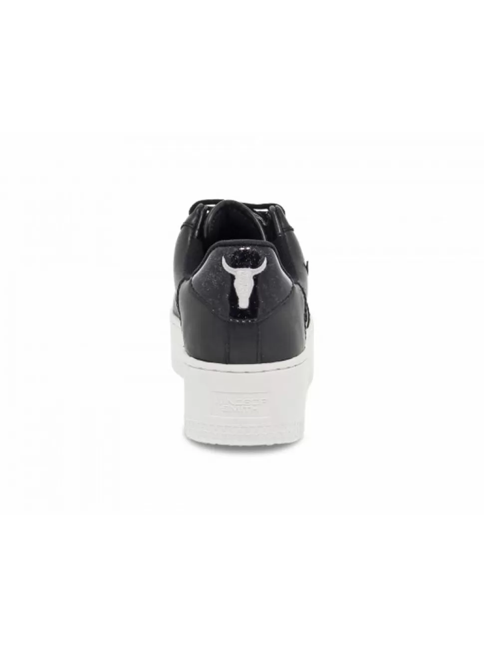 Sneakers-Windsor Smith Sneaker Rich Black Glitter Patent Aus Leder Schwarz