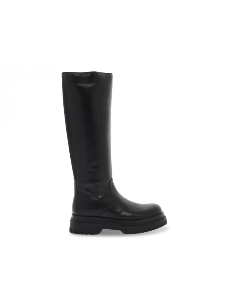 Stiefel-Emanuèlle Vee Stiefel Emanuelle Vee Stivale Elastico Aus Leder Schwarz