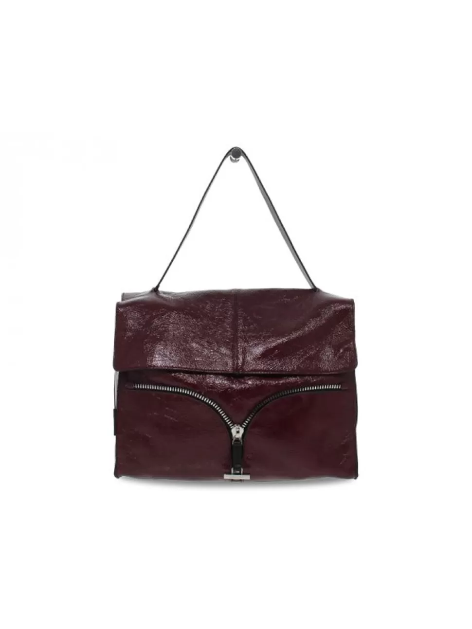 Umhangetasche-Rebelle Umhangetasche Satchel L Naplak Aus Malen Pflaume