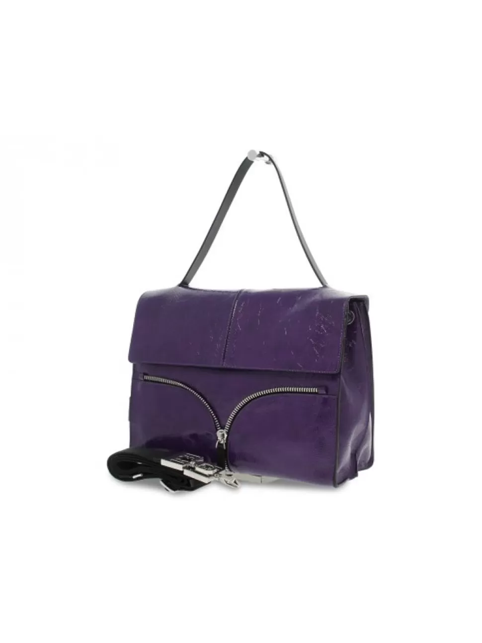 Umhangetasche-Rebelle Umhangetasche Satchel L Naplak Aus Malen Viola